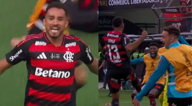 Danilo marca de cabeza el 1-0 de Flamengo ante Palmeiras
