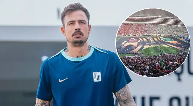 Guillermo Viscarra y una llamativa imagen en el Estadio Monumental.