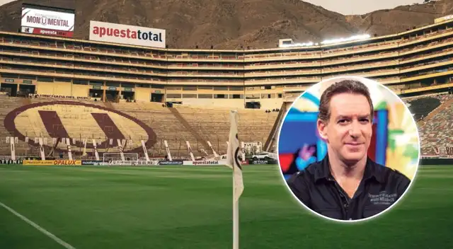 Eddie Fleischman dejó duro comentario sobre el Estadio Monumental de Universitario.