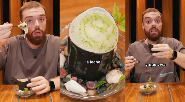 Ibai visitó el restaurante Maido en Perú y quedó fascinado con el sabor del platillo peruano.