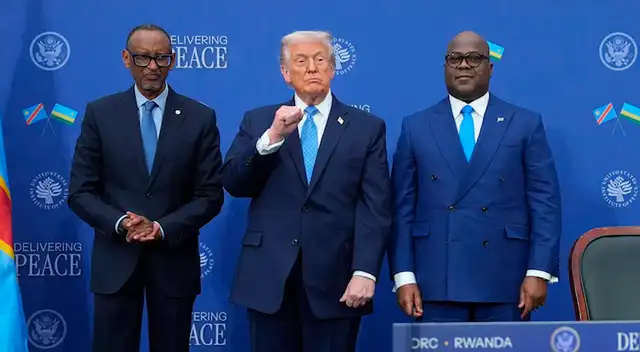 Trump firma un acuerdo de paz con Ruanda y la RDC en medio de nuevos combates.