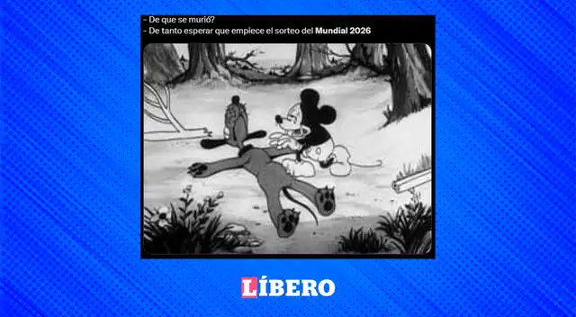 "Se murió por esperar ver el sorteo del Mundial 2026", es la frase viral.
