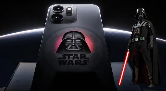 Este es el Oppo Reno 14F Dark Site Edition, el celular inspirado en Darth Vader de Star Wars. Conoce sus características y precio oficial.
