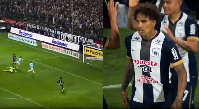 Paolo Guerrero anotó el 3-1 de Alianza ante Cristal Paolo Guerrero anotó el 3-1 de Alianza ante Cristal