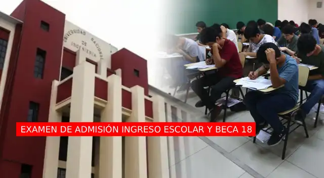 Resultados del examen de admisión ingreso escolar y Beca 18 UNI 2026. Resultados del examen de admisión ingreso escolar y Beca 18 UNI 2026.