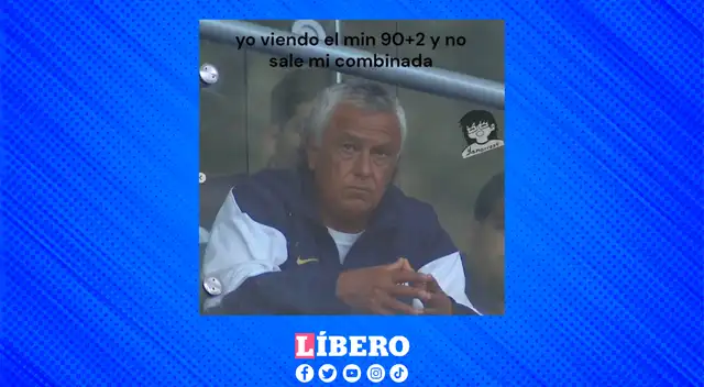 La reacción de muchos, tras el empate de Cristal. La reacción de muchos, tras el empate de Cristal.