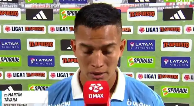 Martín Távara al borde del llanto tras convertirse en héroe de Sporting Cristal