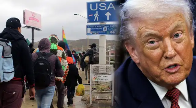 La política migratoria de Trump restringió la entrada de refugiados a Estados Unidos. La política migratoria de Trump restringió la entrada de refugiados a Estados Unidos.