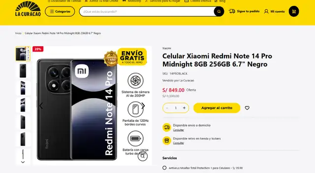 Redmi Note 14 Pro de Xiaomi