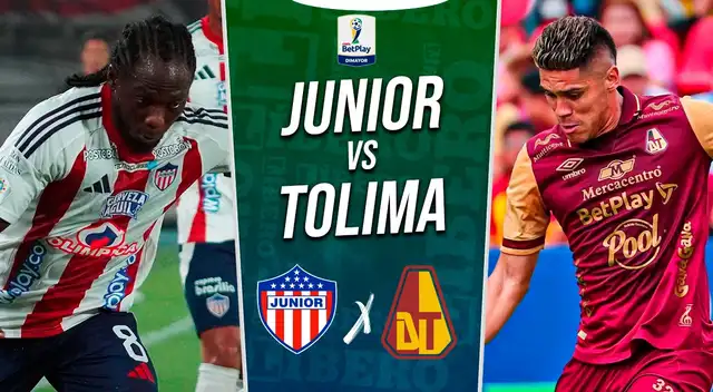 Junior vs Tolima EN VIVO por Liga BetPlay 2025.