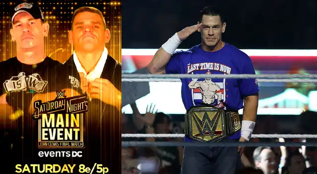 John Cena se retira este sábado como luchador profesional en el evento WWE Saturday Night's Main Event.