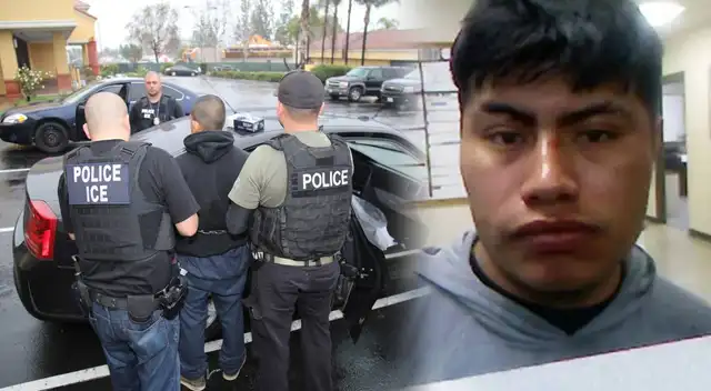 El inmigrante agredió a un agente de ICE al intentar escapar. El inmigrante agredió a un agente de ICE al intentar escapar.