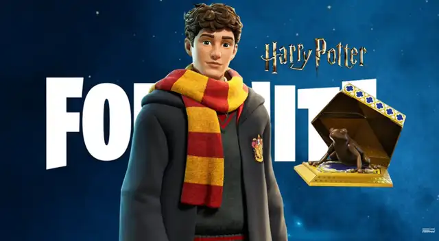 Conoce todo sobre la colaboración de Harry Potter en Fortnite. Epic Games regala mochila de 'rana de chocolate' y una skin conmemorativa.