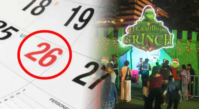 Este viernes 26 de diciembre es día no laborable, según El Peruano. Este viernes 26 de diciembre es día no laborable, según El Peruano.