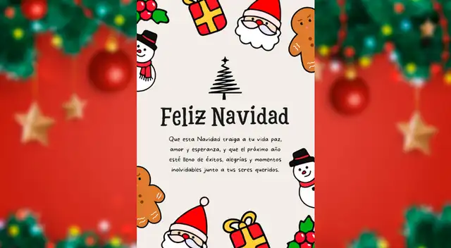 Tarjeta de Navidad personalizada y para descargar gratis. Tarjeta de Navidad personalizada y para descargar gratis.