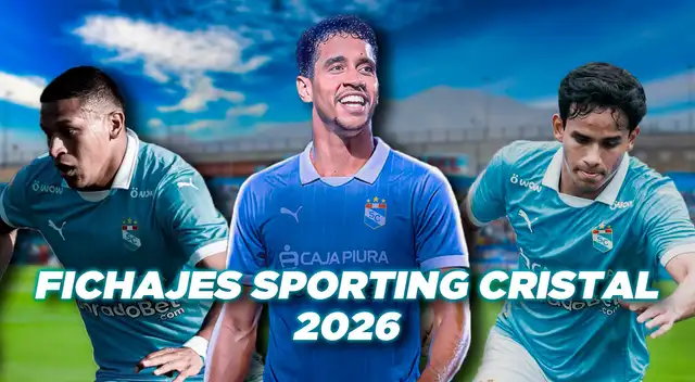 Revisa los fichajes de Sporting Cristal para la temporada 2026.