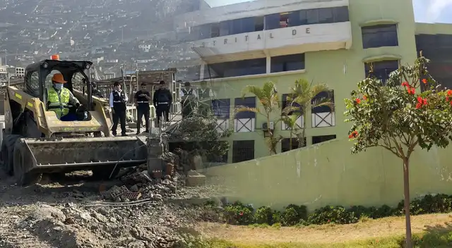 Municipalidad de SJM  realizó operativo contra la construcción ilegal.