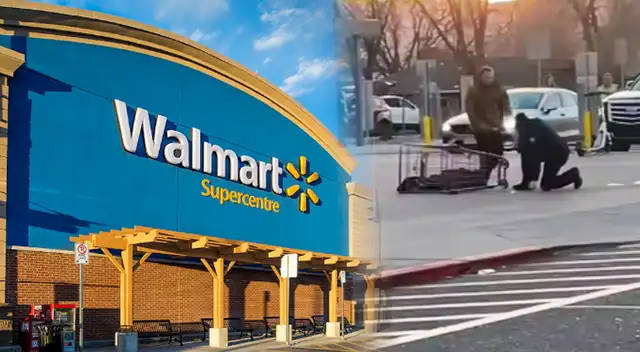 Walmart: hombre es acusado de herir a policías y es electrocutado previo a su arresto.
