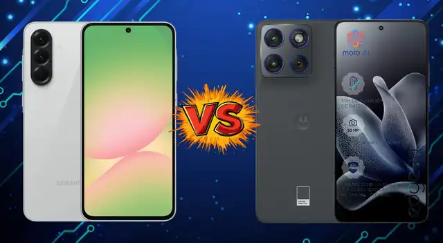 Conoce las características, diferencias y similitudes entre el Galaxy A56 de Samsung y Motorola Edge 70.