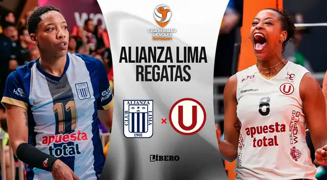 Alianza Lima se enfrenta a Universitario en el clásico de la Liga Peruana de Vóley