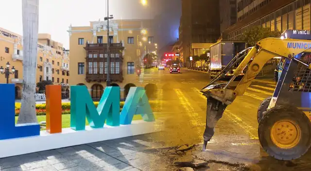 La Municipalidad de Lima informó que está remodelando Mesa Redonda.