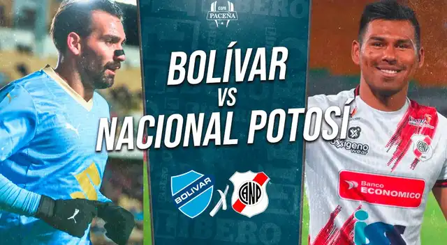Bolívar juega contra Nacional Potosí por la final Copa Paceña.