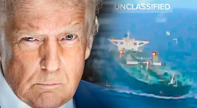 La Guardia Costera de EE. UU. persigue un petrolero sancionado frente a Venezuela.