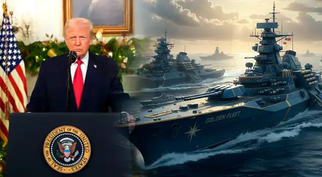 Donald Trump presenta los nuevos acorazados "clase Trump" de la Marina de EE. UU.