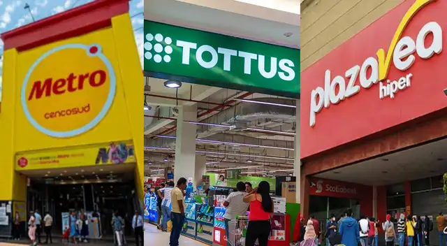 Revisa el horario de atención de Plaza Vea, Tottus y Metro este 24 y 25 de diciembre.