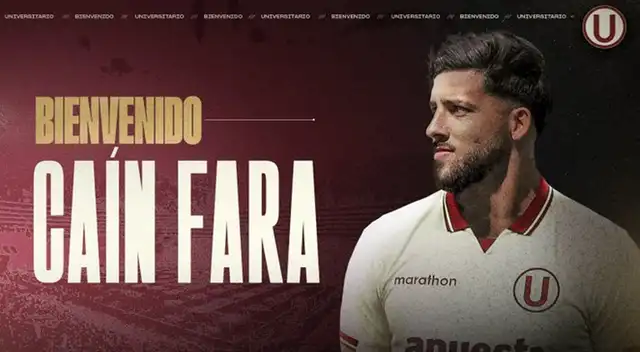 Caín Fara se convirtió en refuerzo de Universitario de Deportes.