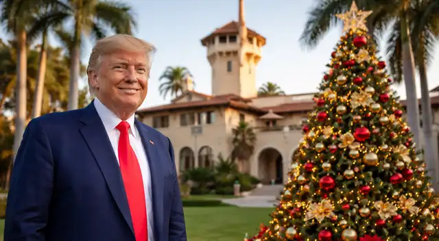 Trump celebrará Navidad lejos de Washington