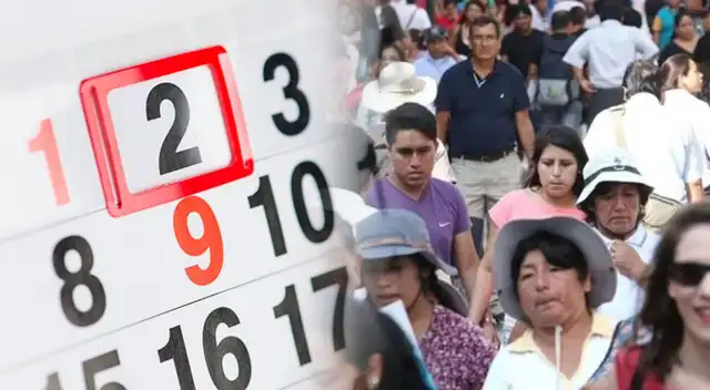 Feriado largo inicia el próximo 31 de diciembre de 2025