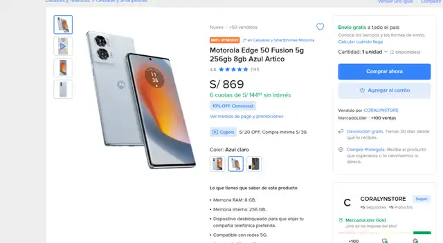 Motorola Edge 50 Fusion