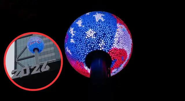 Doble caída de la bola por el aniversario histórico