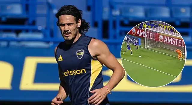 Edinson Cavani y su sorpresivo mensaje sobre gol errado con Boca Juniors.