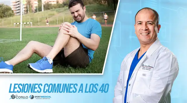 Estas son las lesiones más comunes después de los 40 años