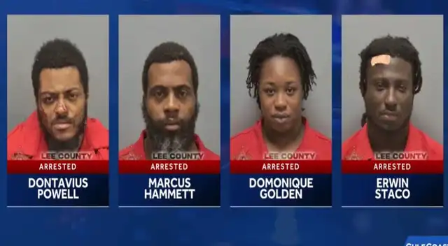 Cuando la policía los descubrió intentaron escapar, pero fue en vano.