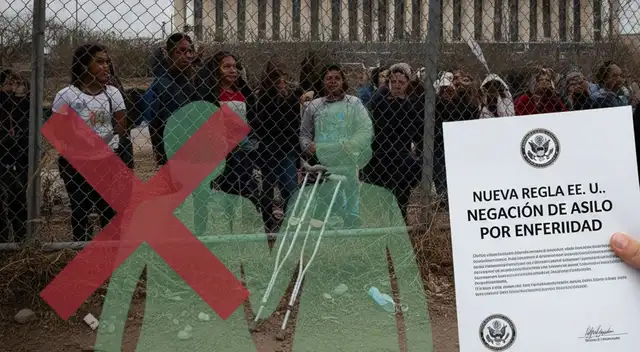 Nueva regla en EE. UU.: el asilo podrá negarse a migrantes por ciertas enfermedades. Nueva regla en EE. UU.: el asilo podrá negarse a migrantes por ciertas enfermedades.