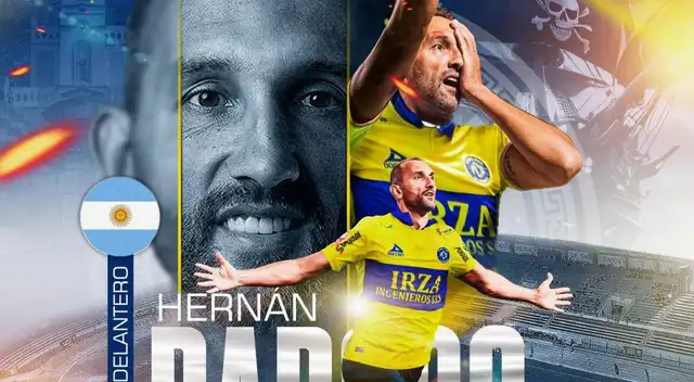 FC Cajamarca anunció la llegada del delantero argentino Hernán Barcos