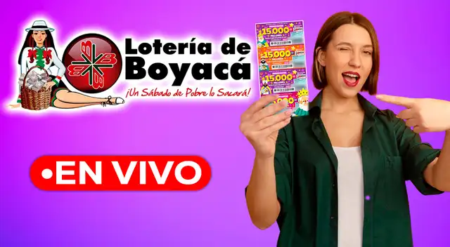 Accede a los resultados del último sorteo de la Lotería de Boyacá de HOY, sábado 3 de enero.