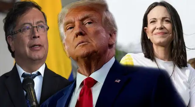 Donald Trump fue preguntado si María Corina Machado lideraría la transición.