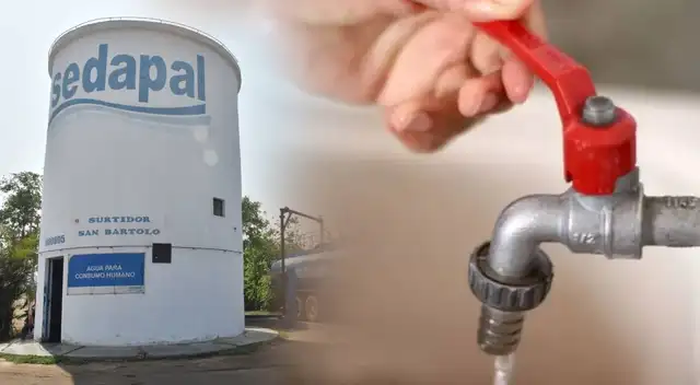 Sedapal anuncia corte de agua en distritos de Lima