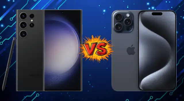 Conoce las características, diferencias y similitudes entre el Galaxy S23 Ultra de Samsung y iPhone 15 Pro Max de Apple.