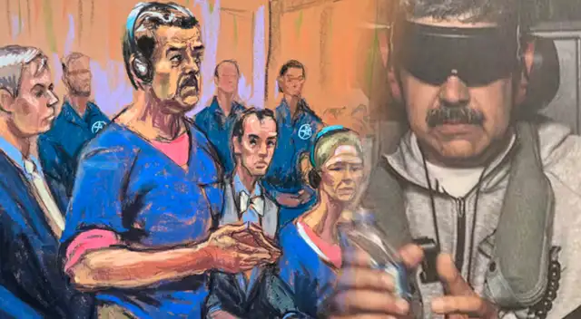 Así fueron expuestos Maduro y Cilia Flores en su audiencia, pese a declararse inocentes.