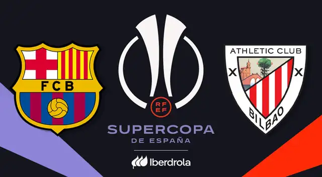 Barcelona y Athletic Club inauguran la semifinal de la Supercopa de España.