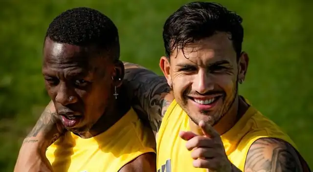 Leandro Paredes y su mensaje a Advíncula.