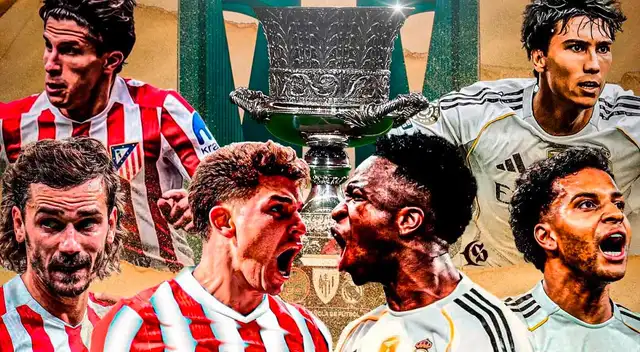 Derbi entre Real Madrid vs Atlético de Madrid por la Supercopa de España.