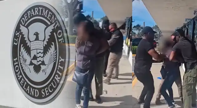 ICE detiene a mujer en USCIS durante trámite migratorio.