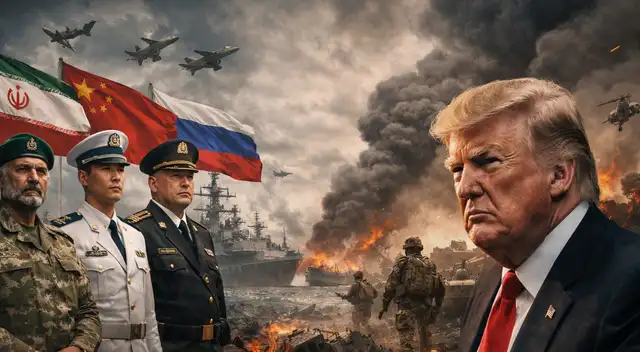 Irán, China y Rusia exhiben poder naval conjunto en aguas estratégicas Irán, China y Rusia exhiben poder naval conjunto en aguas estratégicas