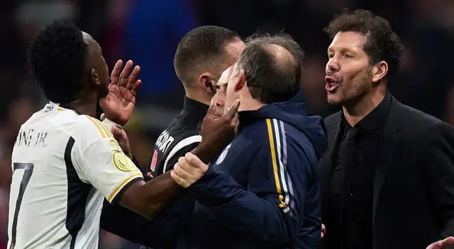 Vini Jr y Simeone enfrentados en el derbi de España